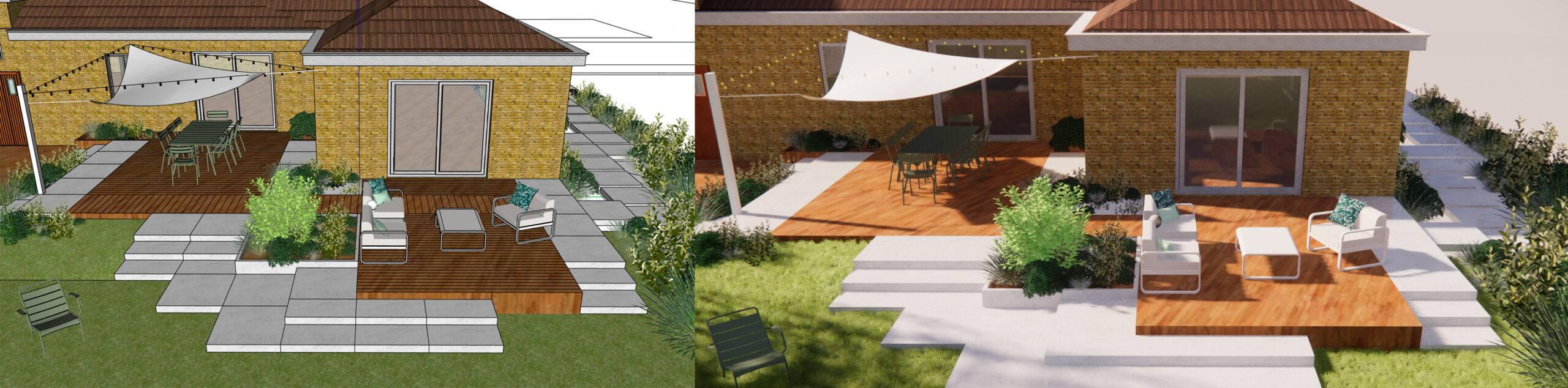 Plan 3 d terrasse Jarbeau