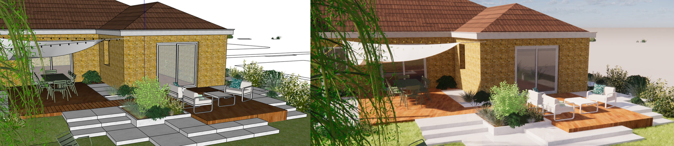 Plan 3 d terrasse Jarbeau