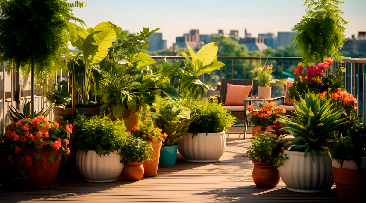 Terrasses végétalisées